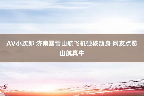 AV小次郎 济南暴雪山航飞机硬核动身 网友点赞山航真牛