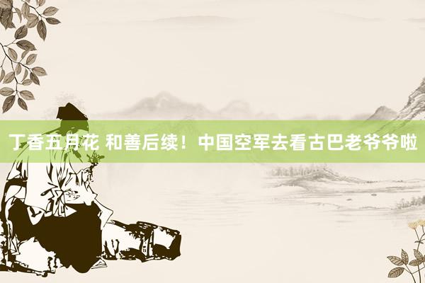 丁香五月花 和善后续！中国空军去看古巴老爷爷啦