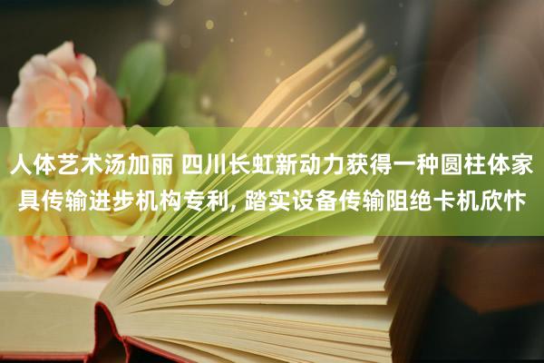 人体艺术汤加丽 四川长虹新动力获得一种圆柱体家具传输进步机构专利, 踏实设备传输阻绝卡机欣忭