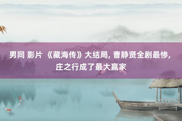 男同 影片 《藏海传》大结局, 曹静贤全剧最惨, 庄之行成了最大赢家